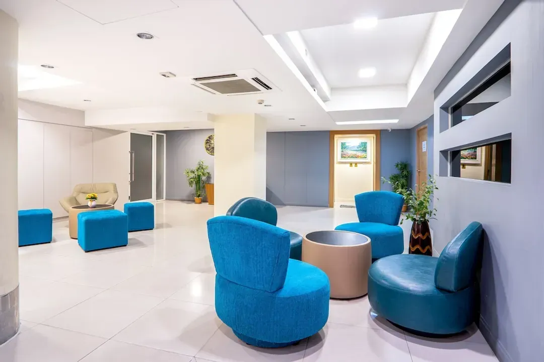 Lobby sitting area