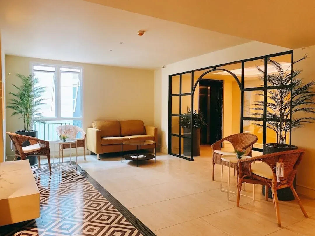 Lobby sitting area