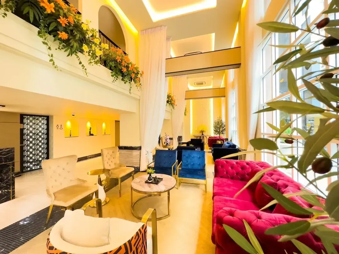 Lobby sitting area
