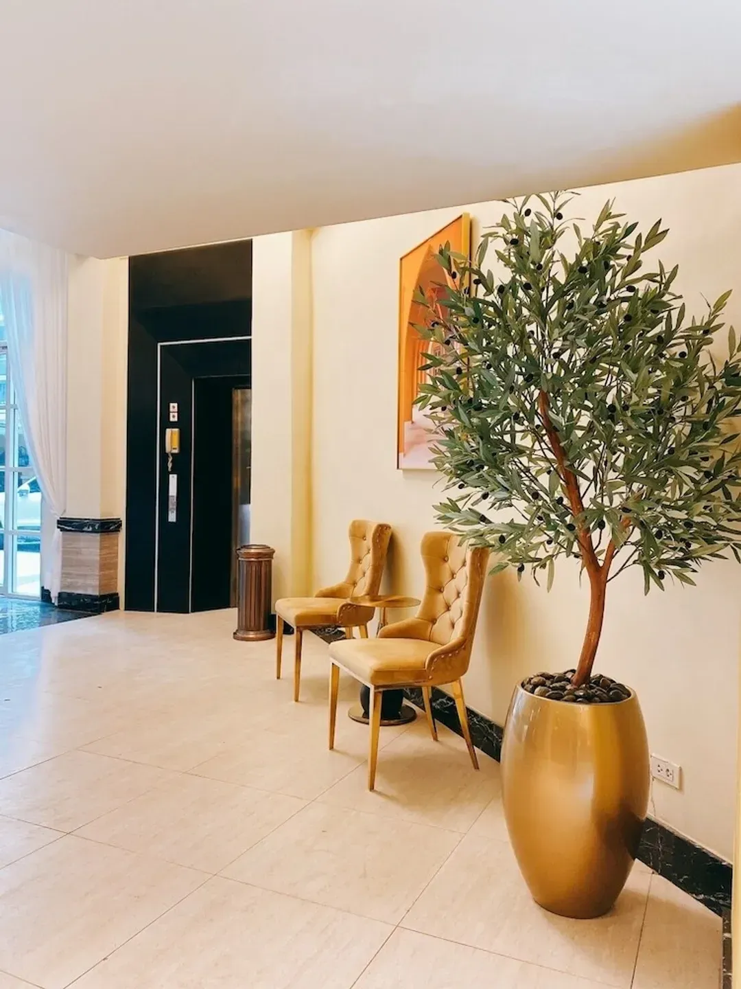Lobby sitting area