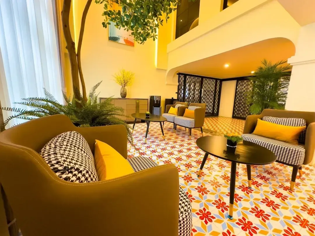 Lobby sitting area