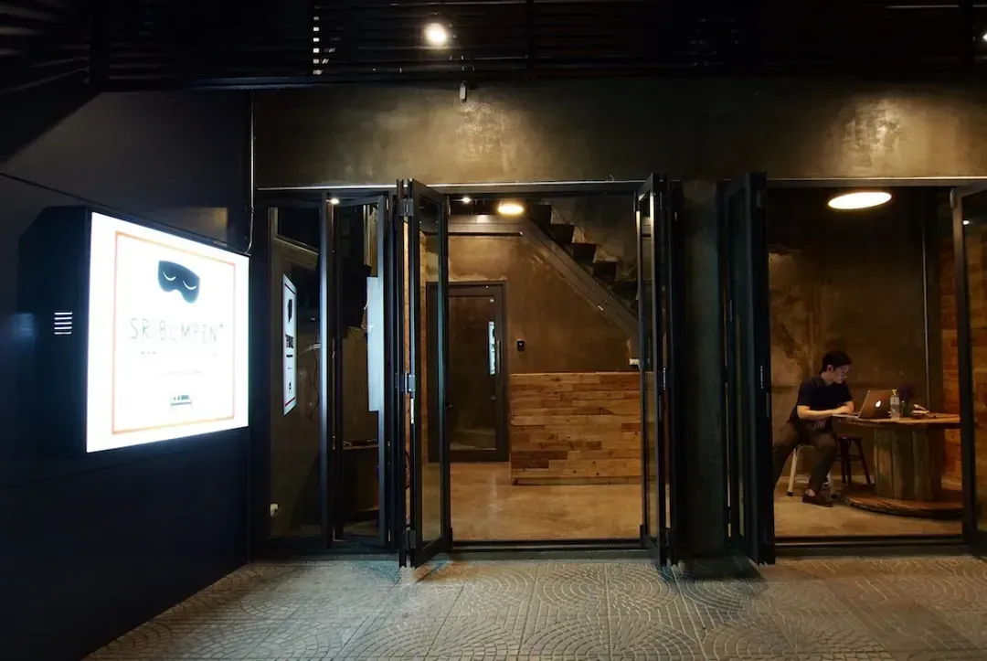 Interior entrance
