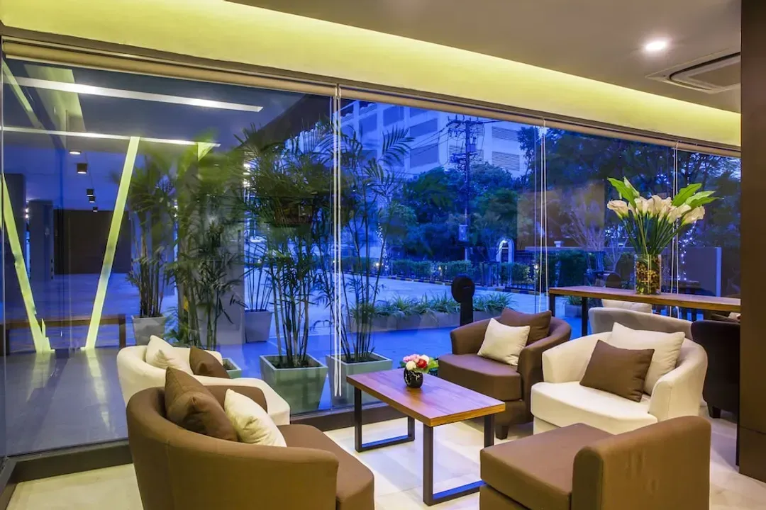 Lobby sitting area
