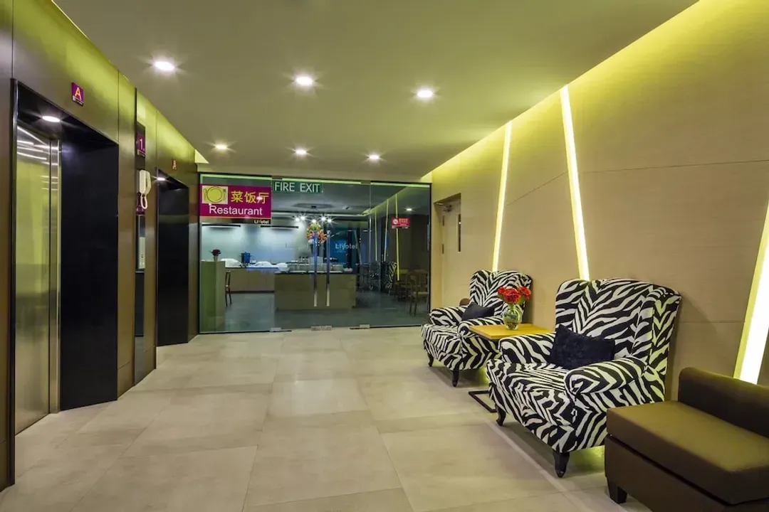 Lobby sitting area