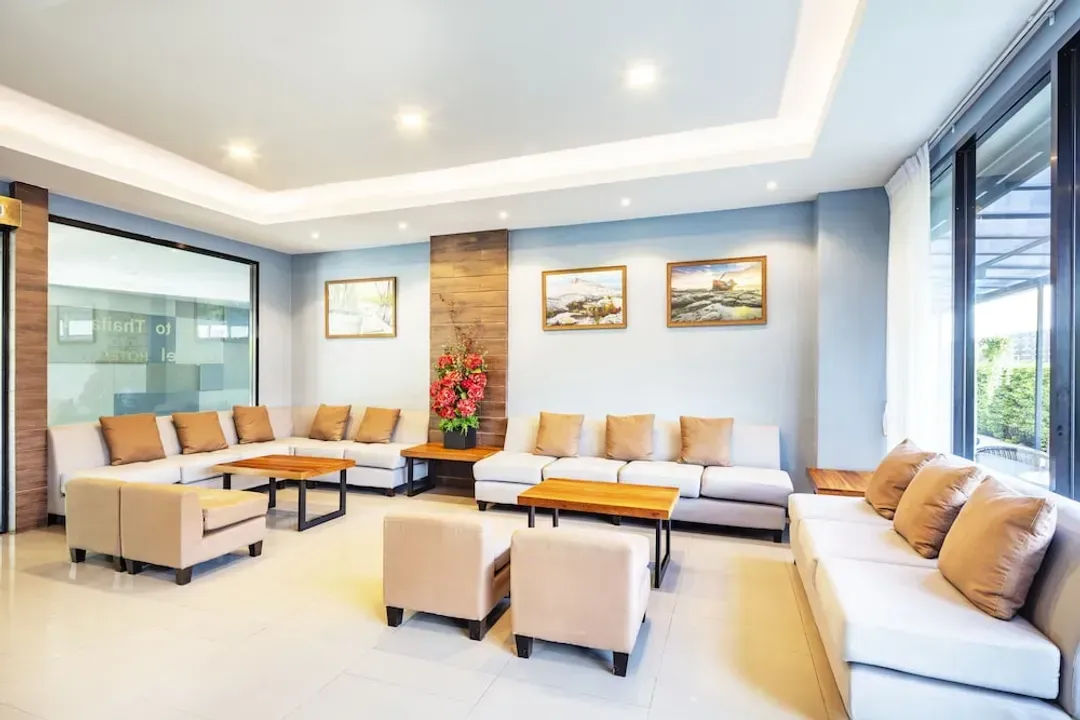 Lobby sitting area