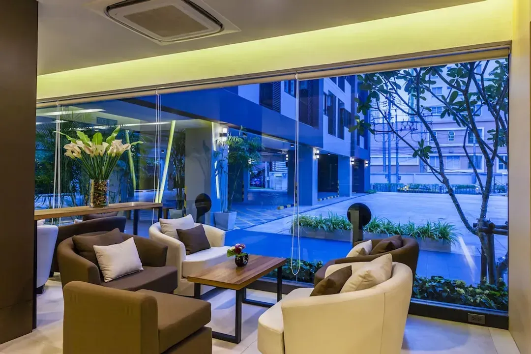 Lobby sitting area