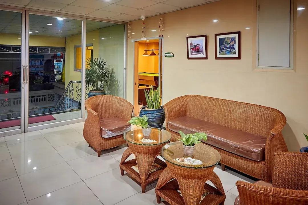 Interior entrance