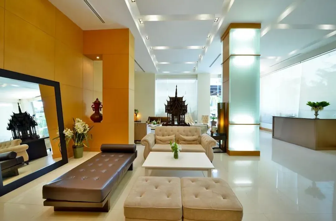 Lobby sitting area