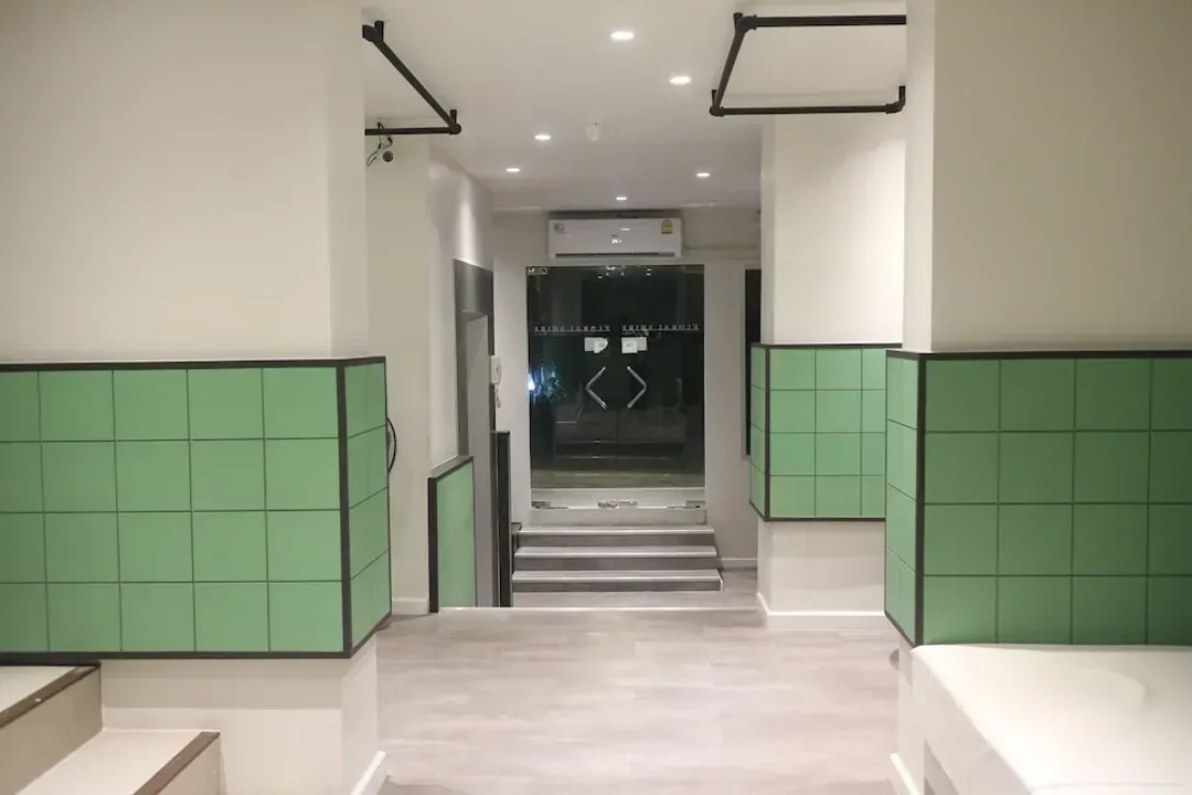 Interior entrance