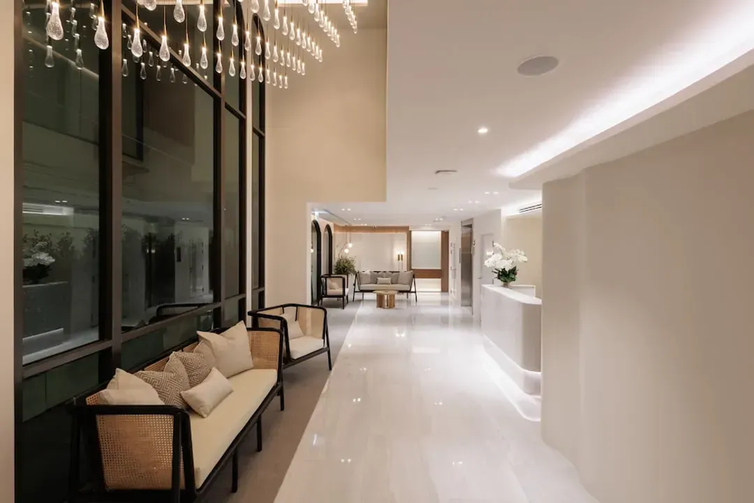 Lobby sitting area