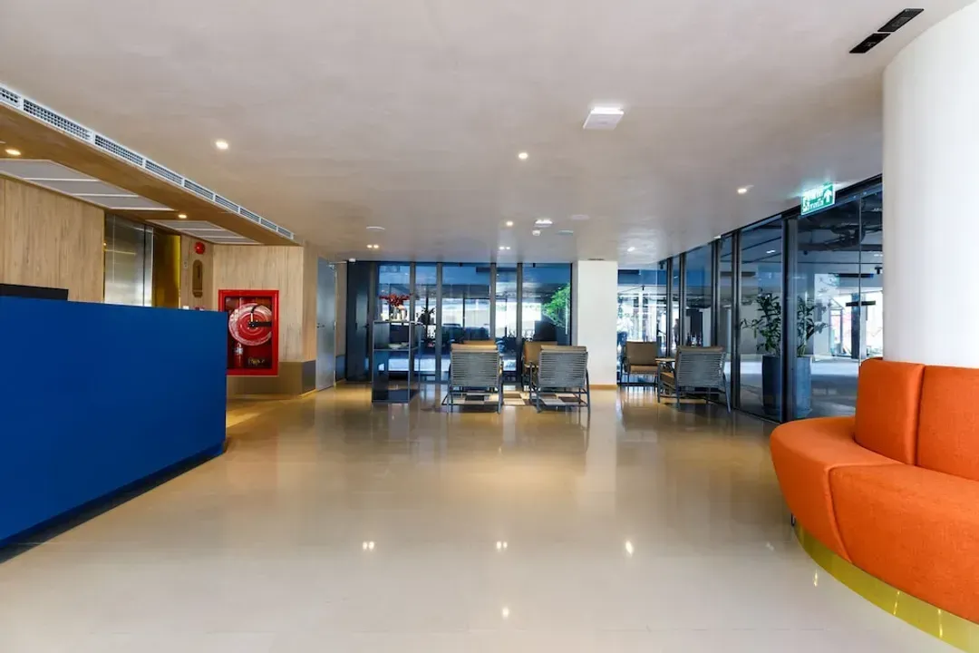 Lobby sitting area