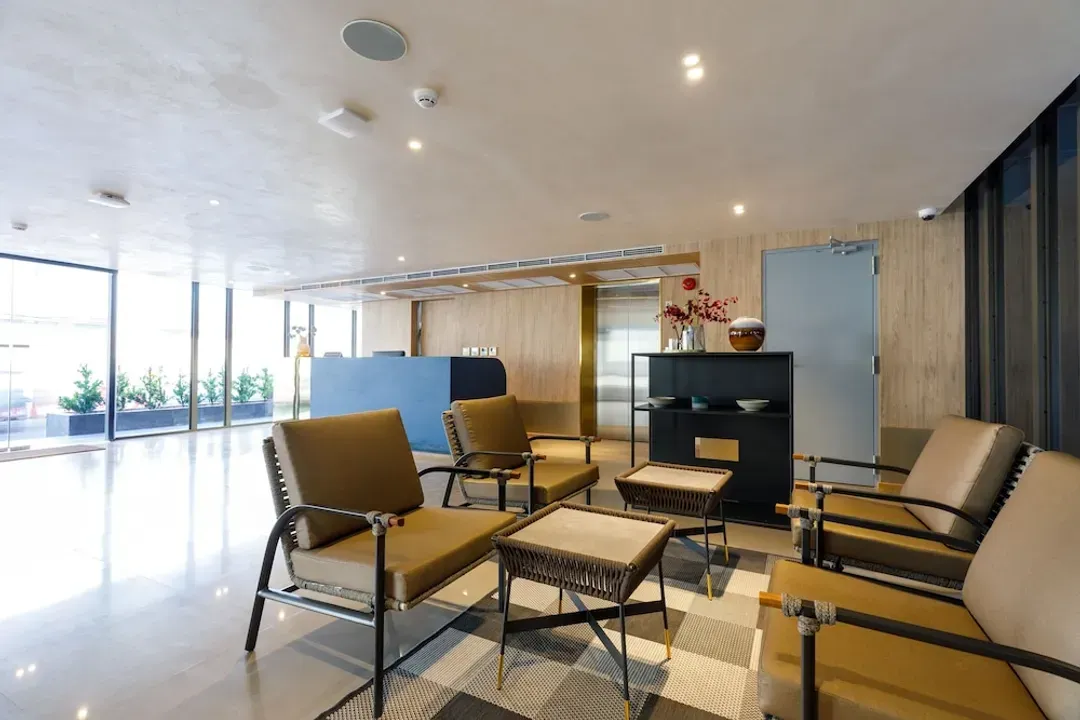 Lobby sitting area