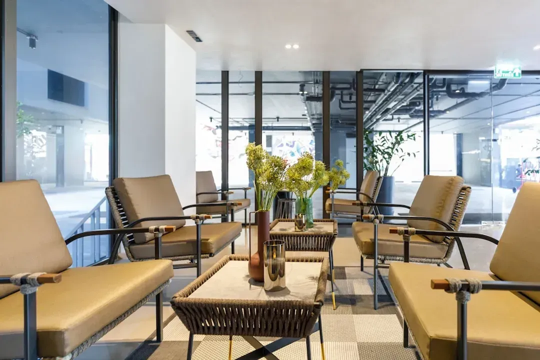 Lobby sitting area