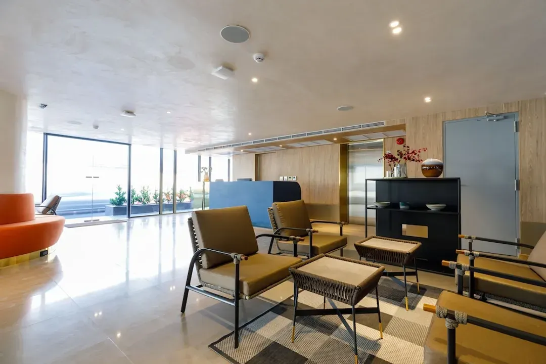 Lobby sitting area