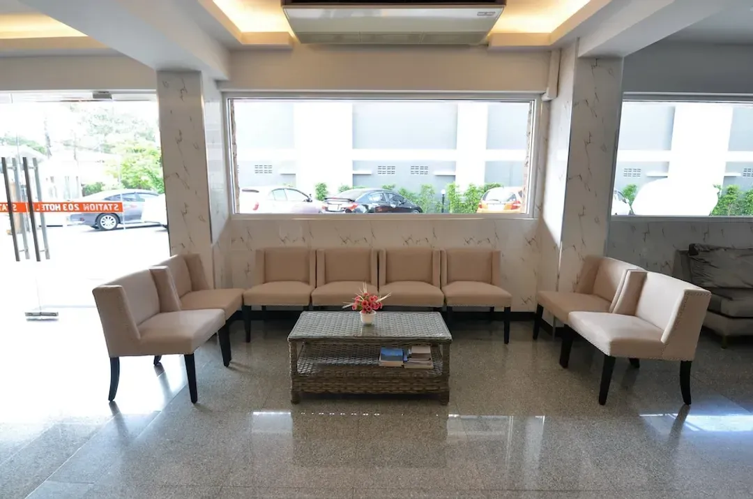 Lobby sitting area