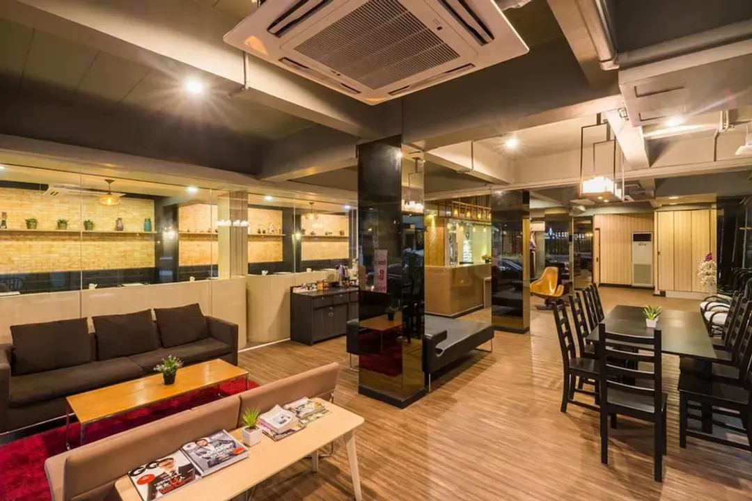 Lobby sitting area