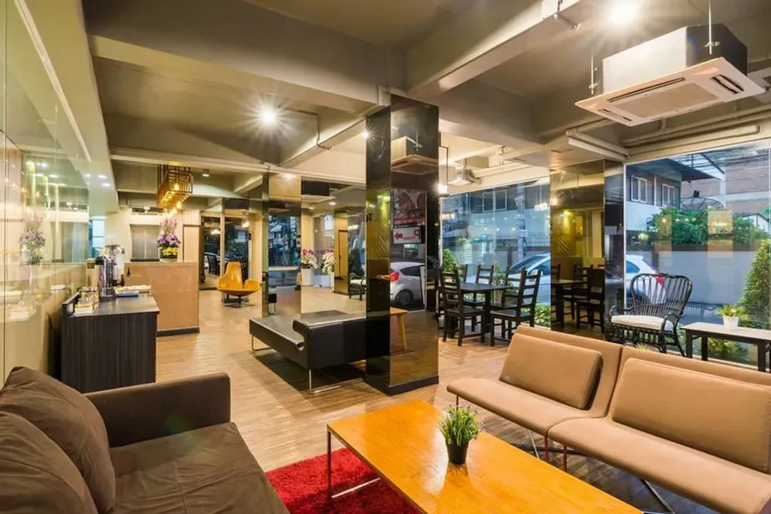 Lobby sitting area