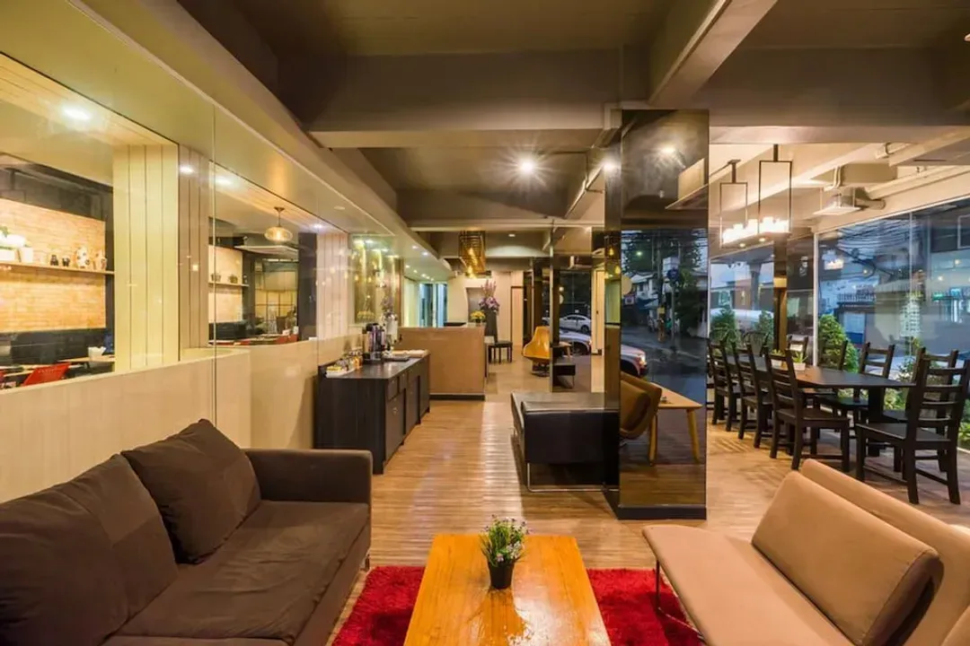 Lobby sitting area