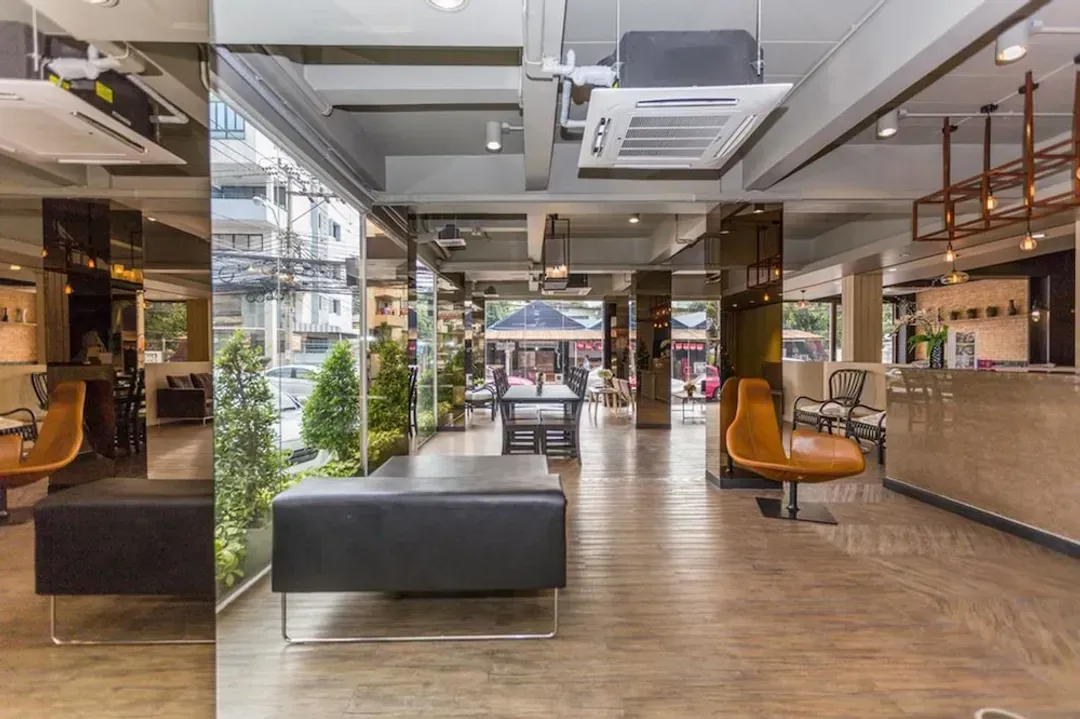 Lobby sitting area