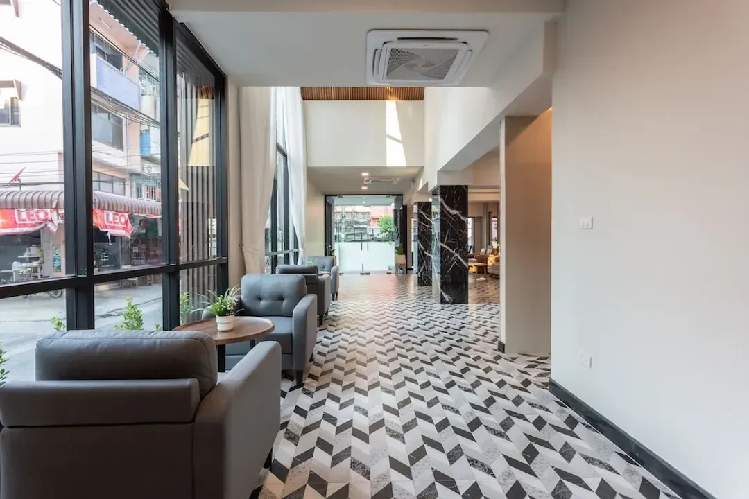 Lobby sitting area