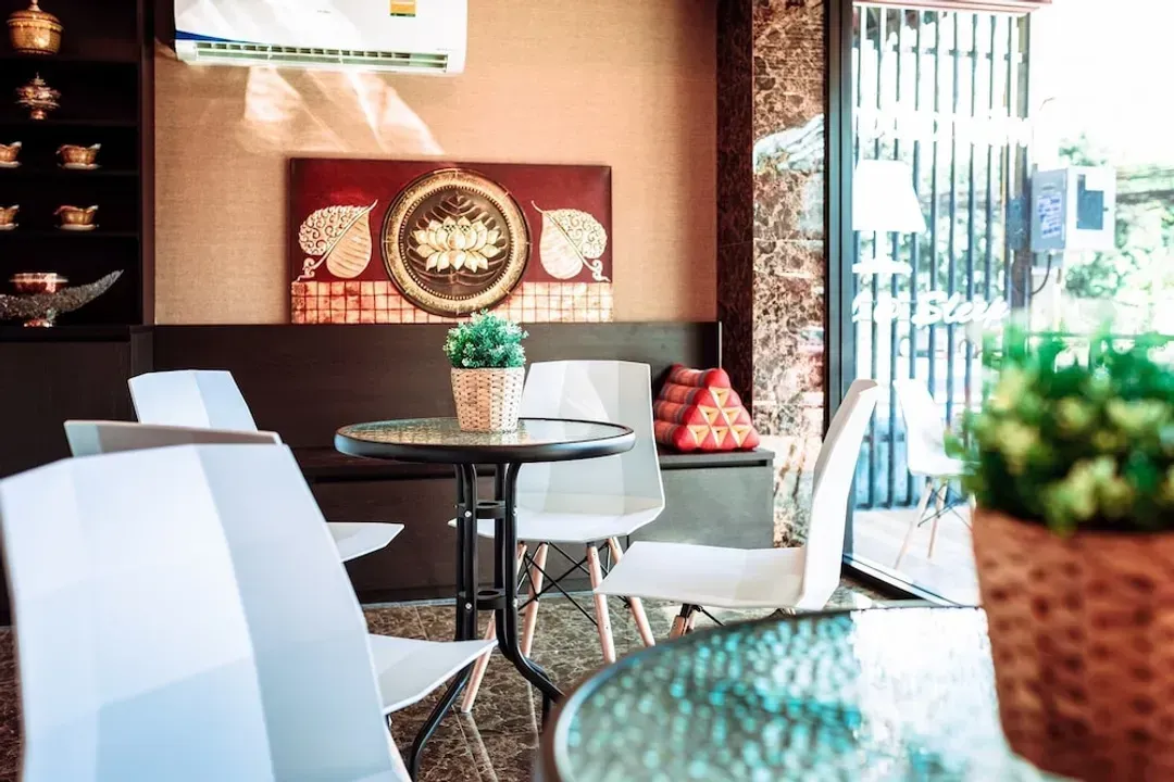 Lobby sitting area