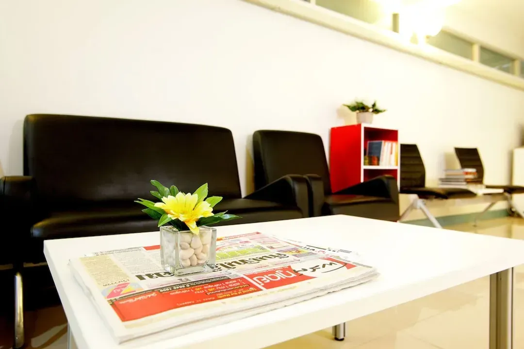 Lobby sitting area