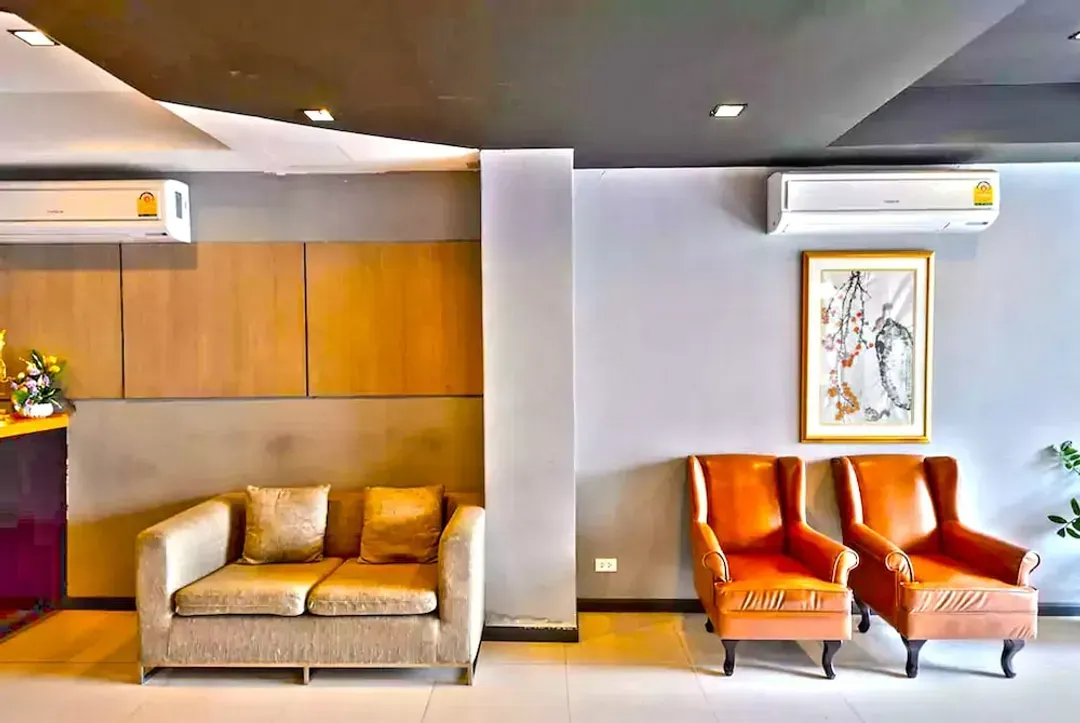 Interior entrance