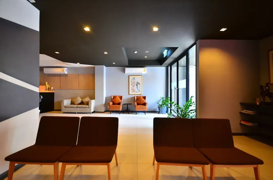 Lobby sitting area