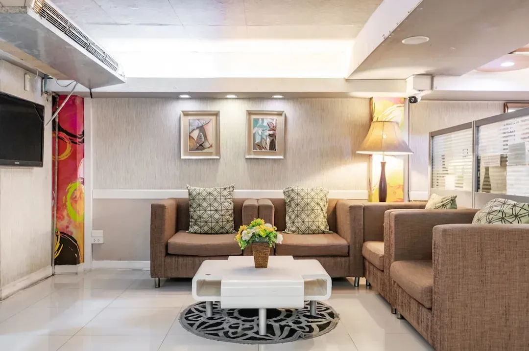 Lobby sitting area