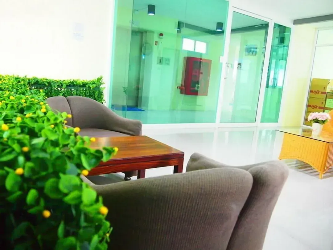 Lobby sitting area