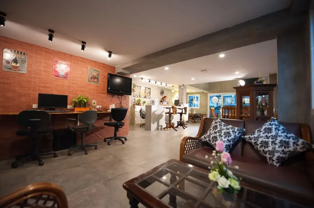 Lobby sitting area