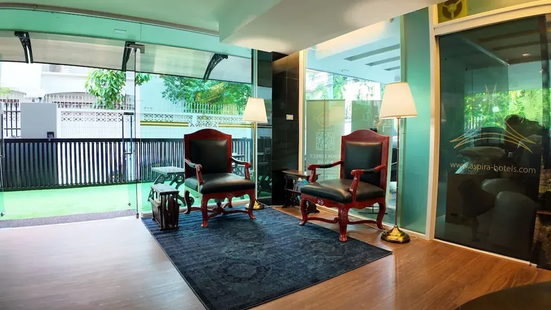 Lobby sitting area
