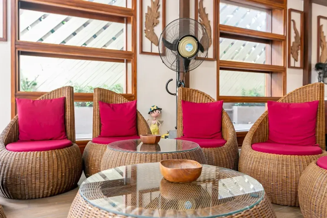 Lobby sitting area