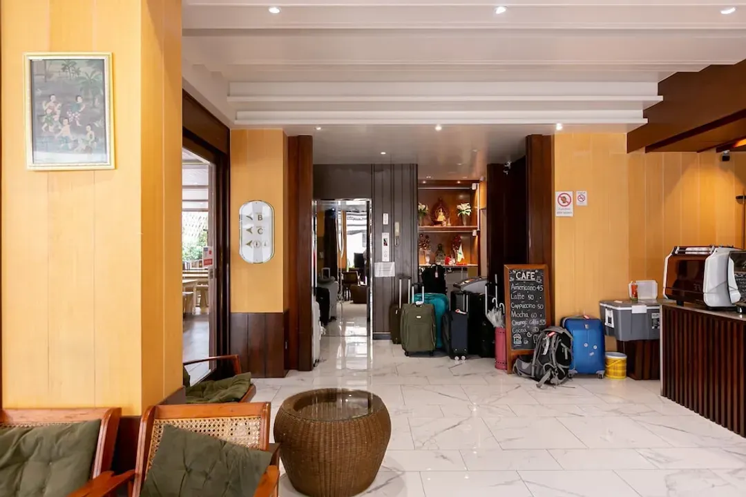 Lobby sitting area