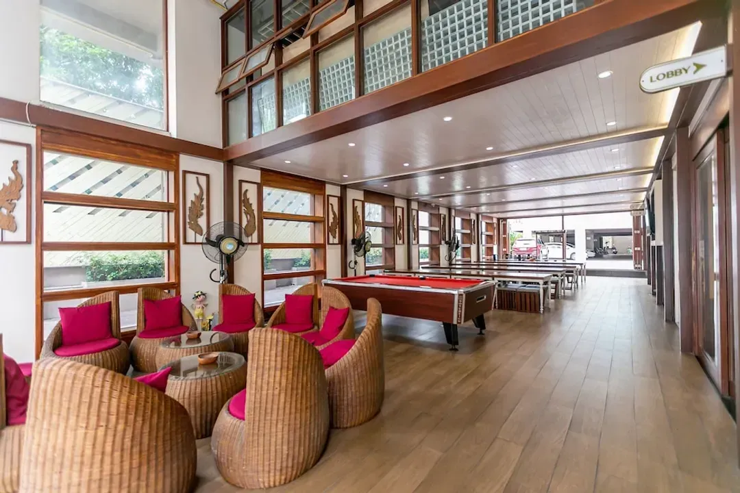 Lobby sitting area