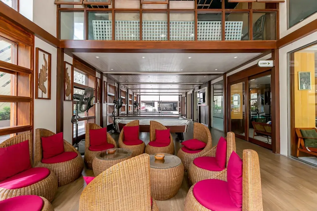 Lobby sitting area