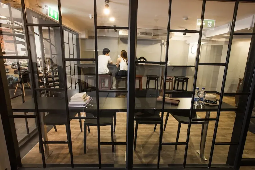 Lobby sitting area