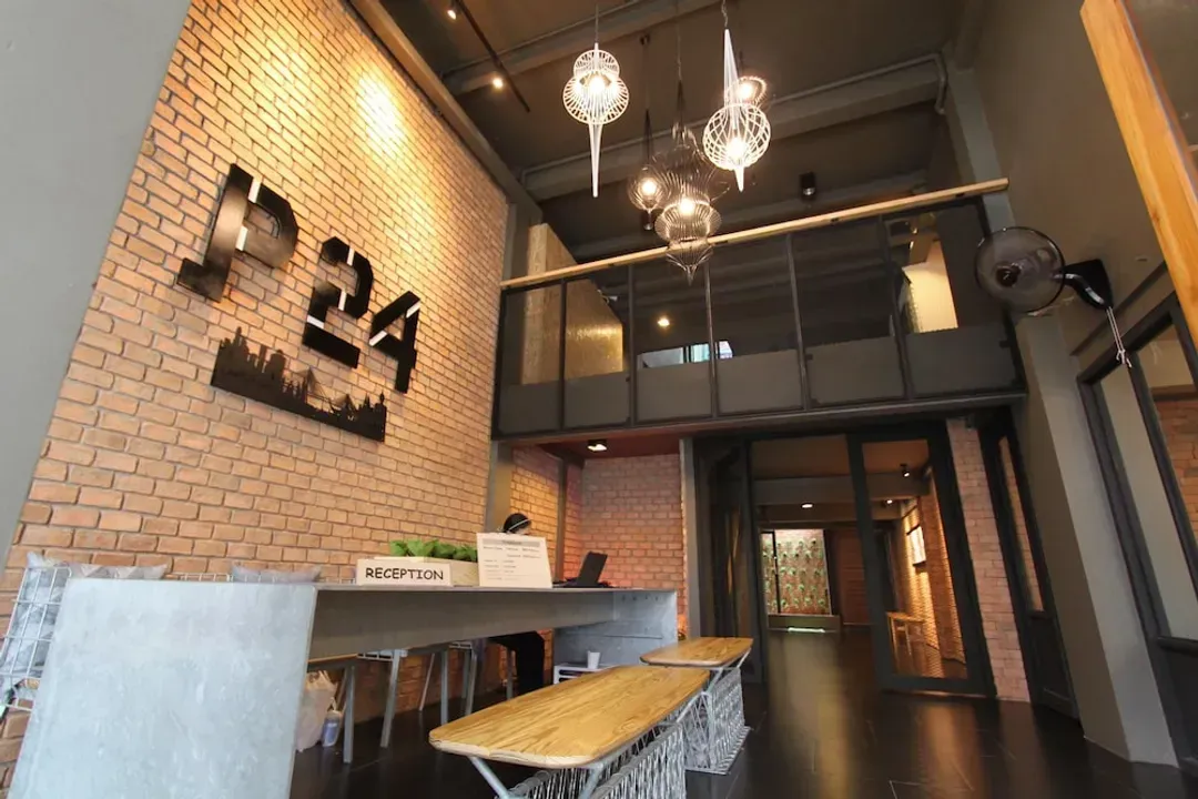 Interior entrance
