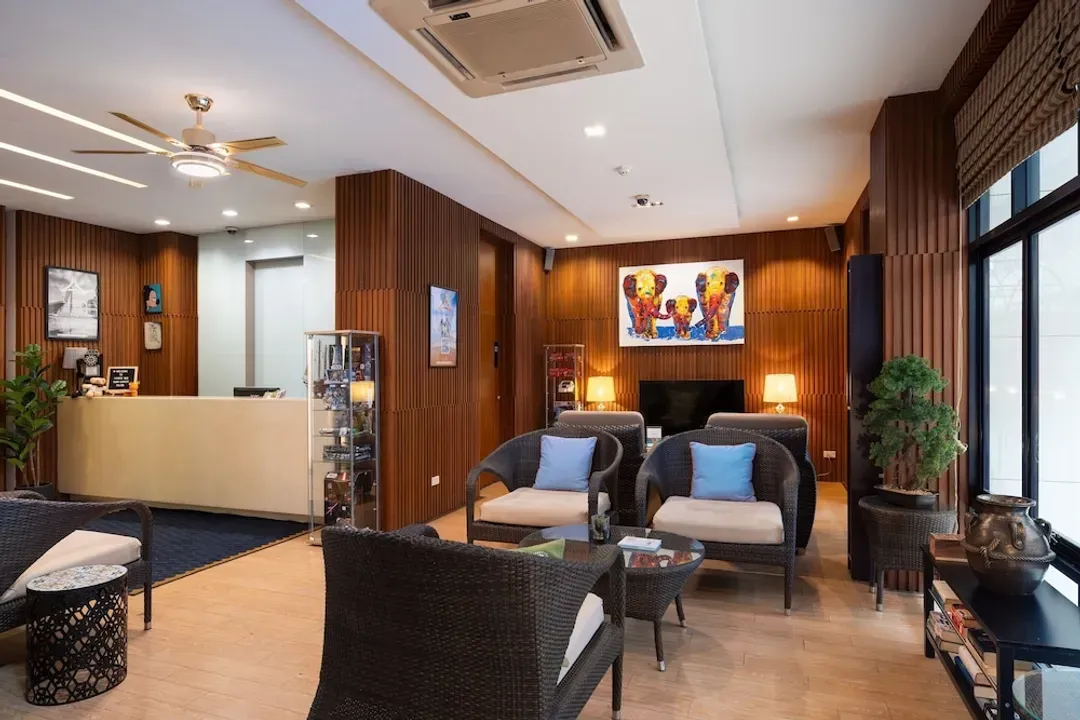 Lobby sitting area