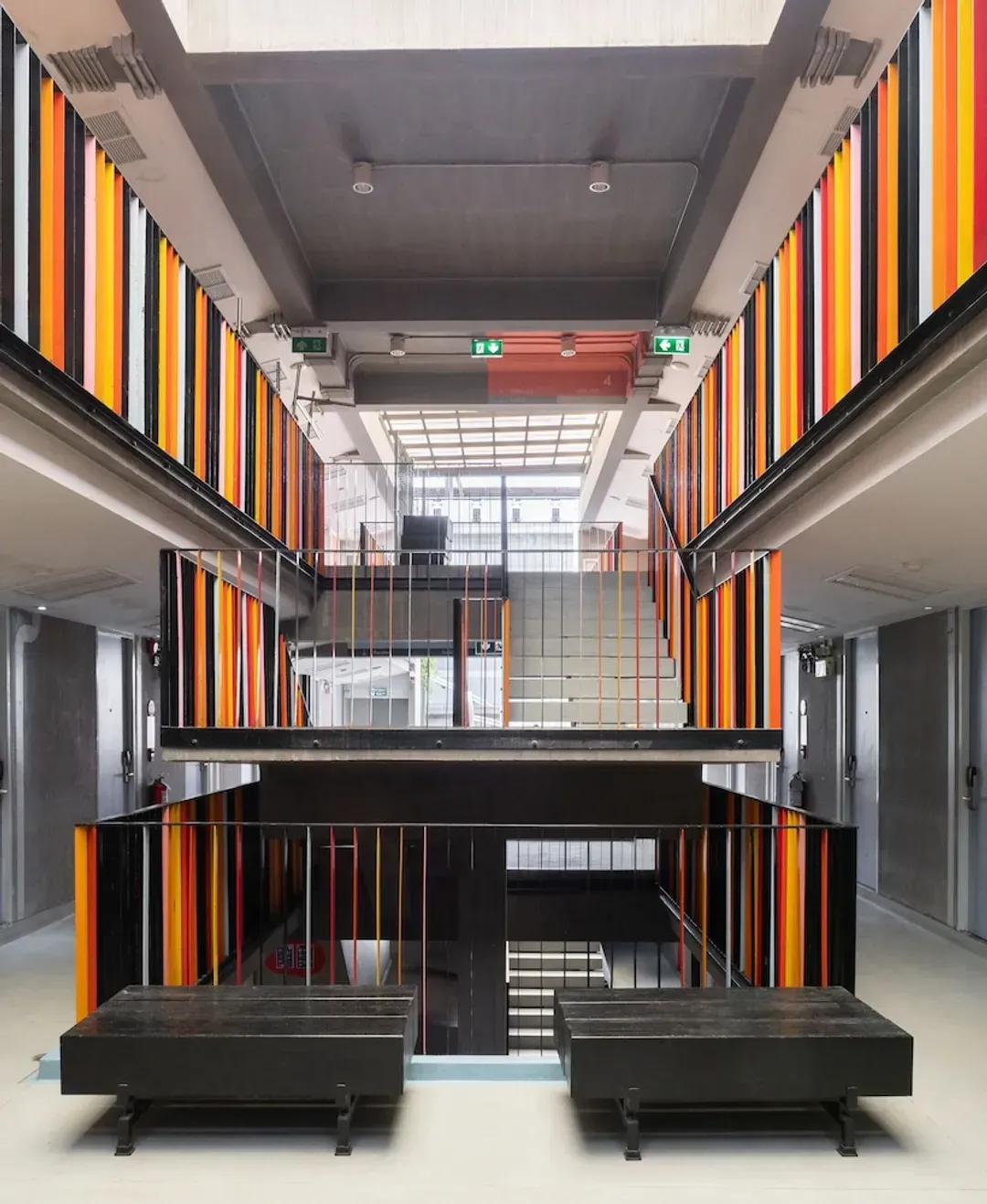 Interior entrance