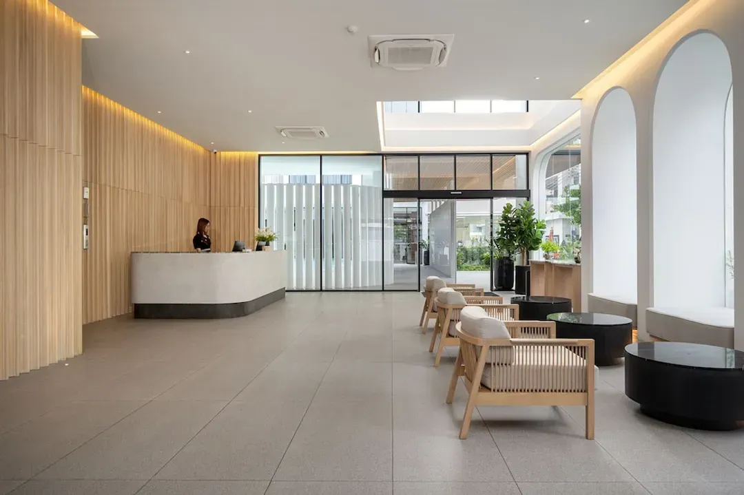 Lobby sitting area