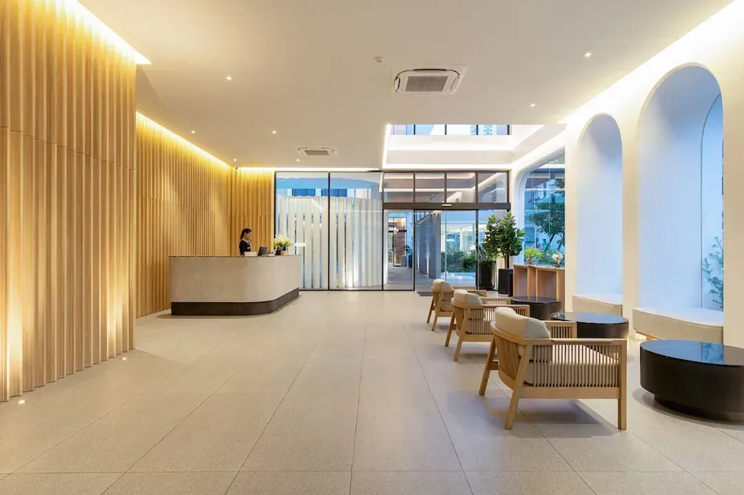 Lobby sitting area