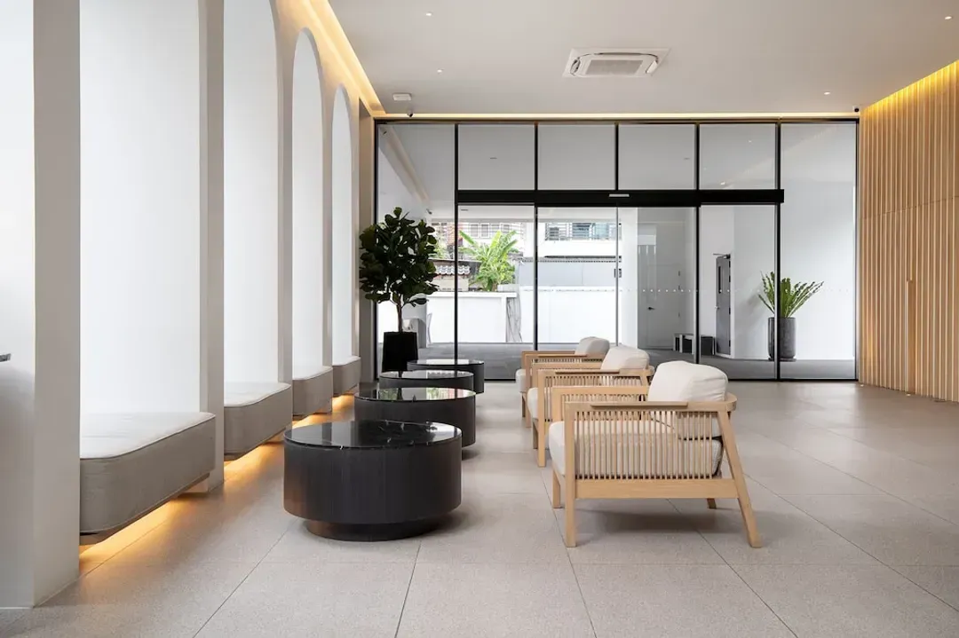 Lobby sitting area