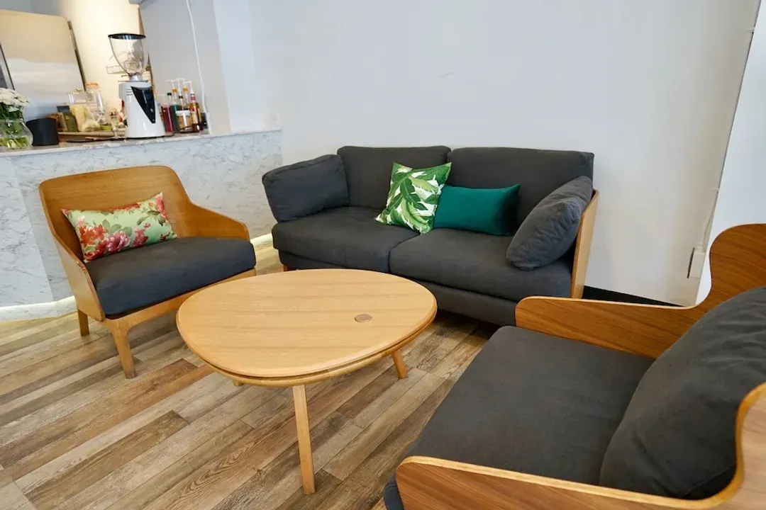 Lobby sitting area