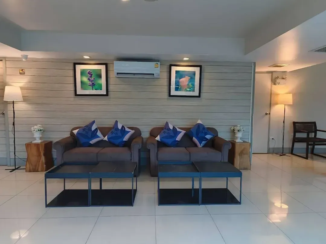 Lobby sitting area