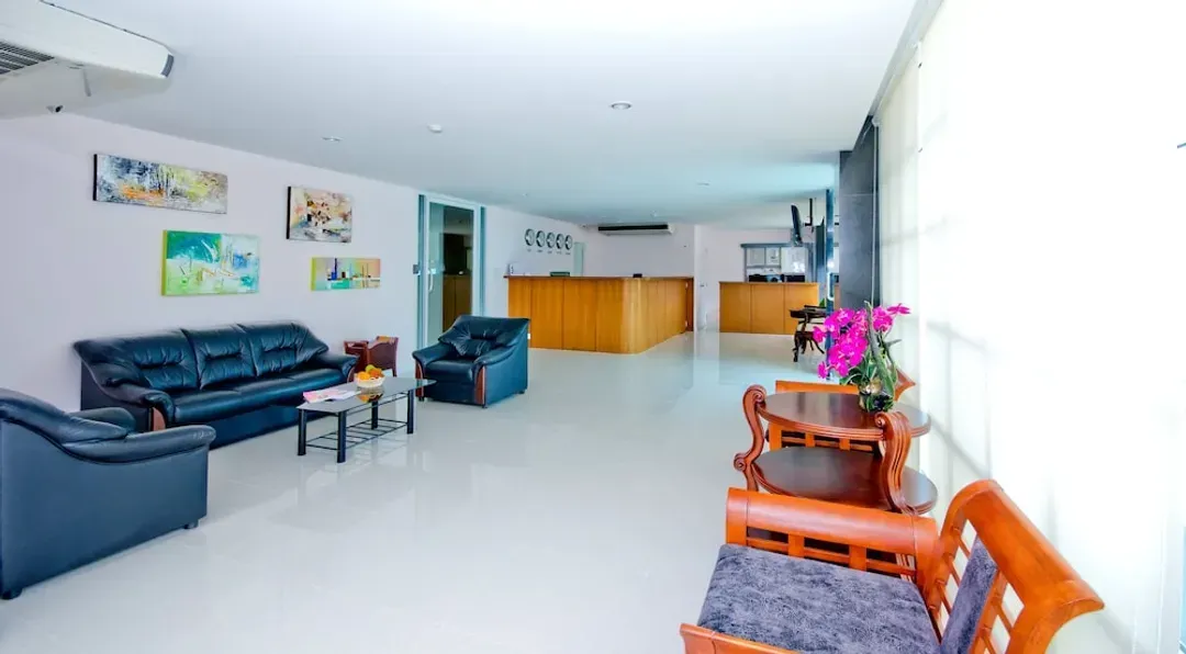 Lobby sitting area