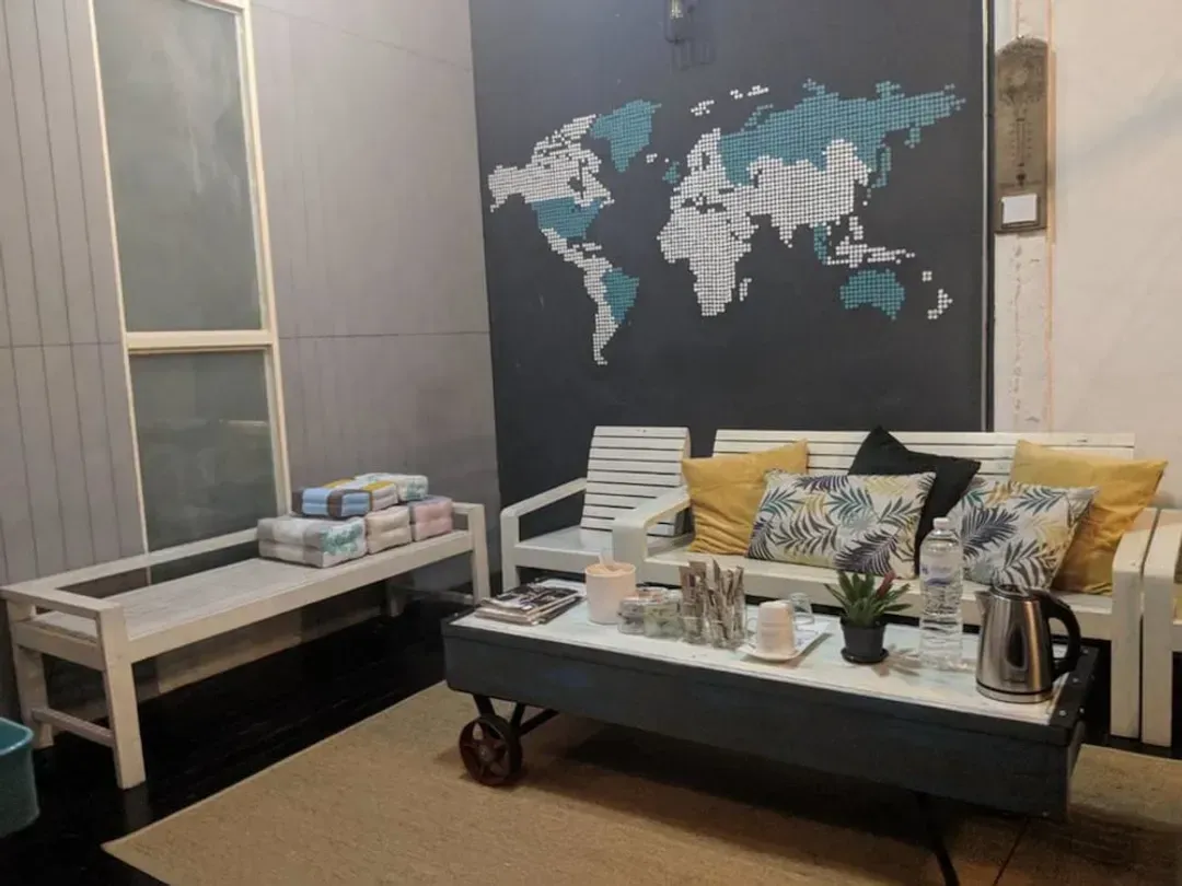Lobby sitting area