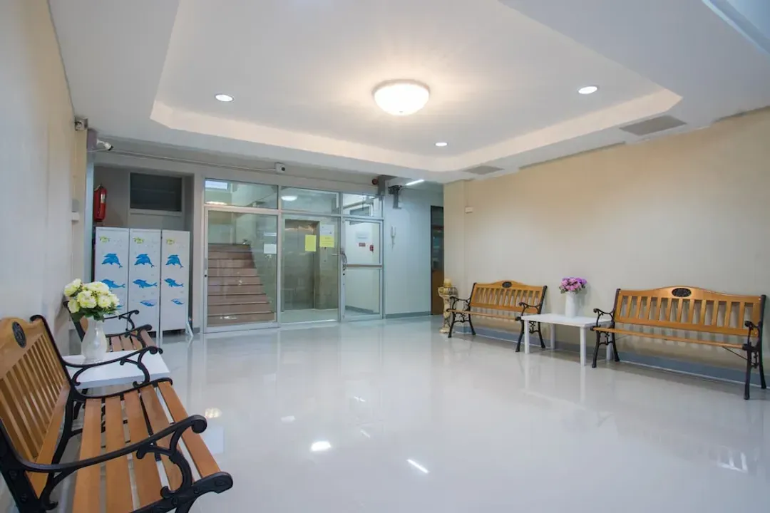 Interior entrance