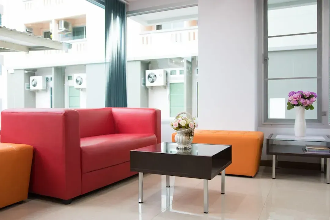 Lobby sitting area
