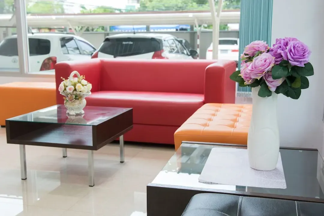 Lobby sitting area